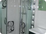 Black and White Shower